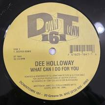 【 12inch レコード】Dee Holloway 「What Can I Do For You」_画像2