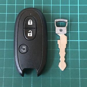 SU 10421スズキ 純正 007YUUL0212スマートキーレス パレット ソリオ ルークス等MK21S MA15S 日産 スライド 3ボタン