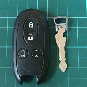 SU 10395スズキ 純正 007YUUL0212スマートキーレス パレット ソリオ ルークス等MK21S MA15S 日産 両側スライド 4ボタン