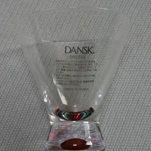 ★DANSK ダンスク スペクトラ カクテルグラス ピンク 保管品★の画像2