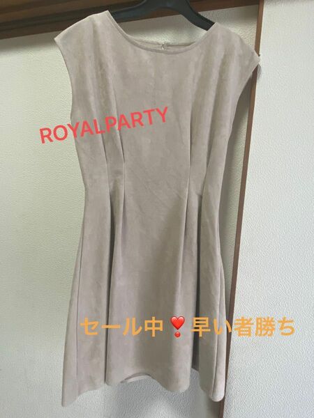 ROYAL PARTY☆ロイヤルパーティー　ミニワンピース ノースリーブワンピース