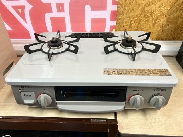 から厳選した 都市ガス RKGC624E4 Rinnai リンナイ 2019年製 左強火 美