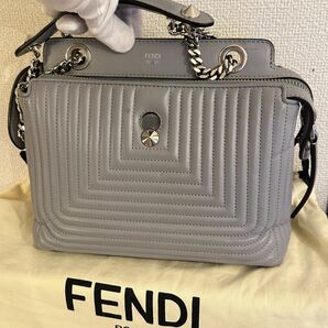 [美品]FENDI バッグ　ラムスキン レザーバッグ　