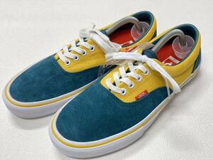 VANS ERA Pro 緑スエード 黄色系キャンバス US11 (29cm) アメリカ企画限定!! バンズ エラ