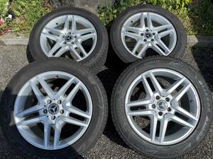 超良品ベンツディラーオプション ユーロフォルシュ PCD112 245/50R18 21年製BSブリザックVRX3　W222 W221 S350 S400 S500 S600