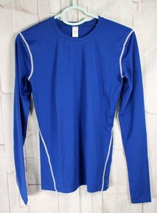 15 03682 * Nesseo compression wear men's tops undershirt S size blue . sweat speed .[ outlet ]