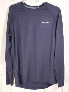 15 03639 * Baleaf Bally f men's long sleeve running shirt autumn winter . sweat speed .S navy [ outlet ]