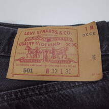 Levi's リーバイス 501-0660 ブラック made in USA 米国製 black サルファー 硫化染め サークルR W33 美品 _画像3