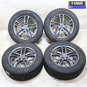 215/60R16 パサート 等 ユーロテック 6.5-16+38 5H112 ピレリ アイスアシンメトリコ 16インチ スタッドレス 4本セット 009k