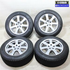 225/60R17 スポーツテクニック 7.5-17+50 5H112 2020年製 ブリヂストン DM-V3 17インチ スタッドレス 4本セット 009ｋ