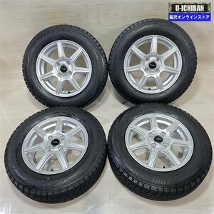 175/70R14 フィールダー カローラ ヴィッツ 等 トップラン 5.5-14+45 4H100 ブリヂストン VRX 14インチ スタッドレス 4本セット 009k