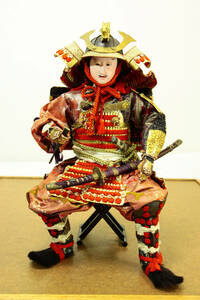 京都　大木平蔵謹製　五月節句　五月人形　大将人形　昭和二年購入品　　