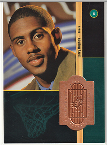 98-99 UD SPx FINITE #218 RC【LARRY HUGHES】1898/2500 RookieCard 76ers