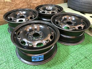 フォルクスワーゲン純正 14inch 6j+43 PCD100 5穴 VWワーゲン ゴルフ ポロ