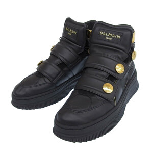  Balmain BALMAIN Puma PUMA is ikatto sneakers black 26cm lady's 8606