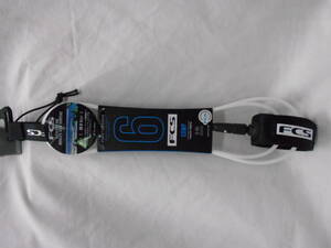 FCS ESSEN LEASH 6COMP WHT/BLK