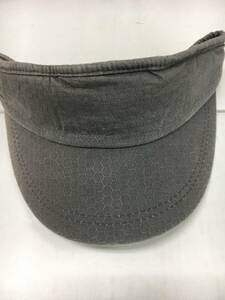 3zh* standard sun visor 100% cotton * gray -5