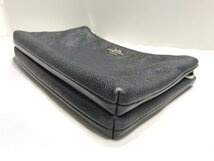 ■【YS-1】 コーチ COACH ■ クラッチバッグ ■ ネイビー系 14.5cm×24.5cm×5cm 【同梱可能商品】■D_画像6