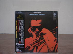 訳あり 開封品 黒帯 紙ジャケット CD MILES DAVIS 'ROUND ABOUT MIDNIGHT+4 (2001年盤) ラウンド・アバウト・ミッドナイト 紙ジャケ