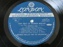 ウェルナー・ミューラー LPレコード ベリーベスト・オブ・ウェルナー・ミューラー Werner Muller_画像4