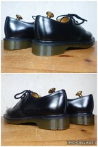 【試し履きのみ/未使用】Dr.Martens/ドクターマーチン 1461 3ホール プレーントゥ UK4 23cm相応 ブラック 黒_画像7