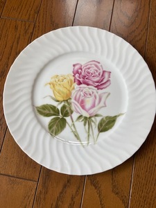 高島屋　バラ　皿　絵皿　昭和レトロ　コレクション　飾り皿