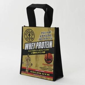 ゴールドジム goldsgym gold'sgym 筋トレ トレーニング しまむら コラボ 限定 新品 トートバッグ かばん 鞄 ミニトート プロテイン