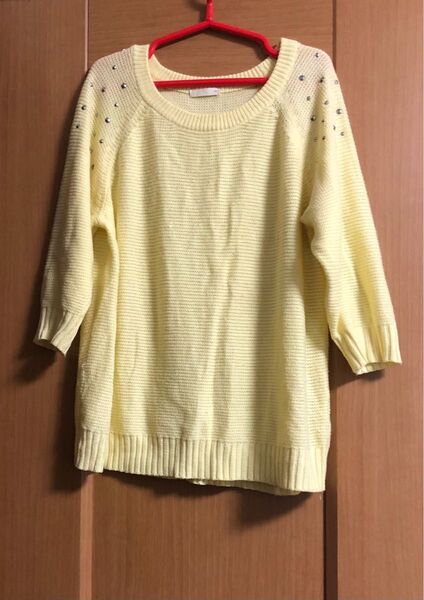 M☆GU☆ロックなスタッズデザインニット♪セータークーポン消化ポイント消化
