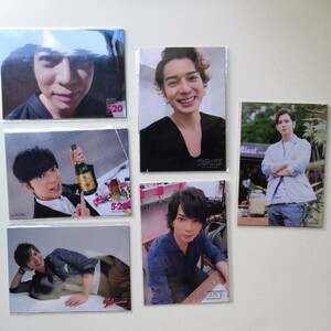 Art hand Auction Matsumoto Jun Оригинальный набор фотографий 6 типов Набор 1 шт. 5 шт. Nono`∀´ru Matsujun ARASHI Arashi Otaku Официальное фото Raw Photo Arashi, Ряд, буря, Джун Мацумото