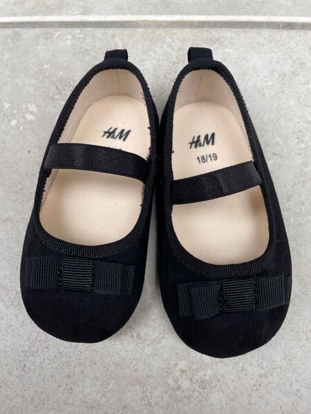 フォーマルシューズ 黒 H&M 11センチ