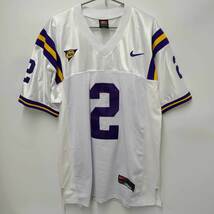 【中古】ナイキ LSU タイガース ルイジアナ州立大学 NCAA オーセンティック ジャージ アメフト #2 RUSSELL 48 メンズ NIKE_画像4