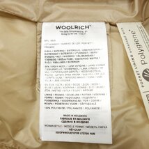 新品同様◆ウールリッチ ダウンコート ロロピアーナ製 レディース キャメル S WOOL RICH【AFA12】_画像8