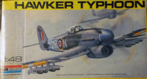 モノグラム/1/48/イギリス空軍ホーカー・タイフーンMk.IB戦闘機/未開封未組立品