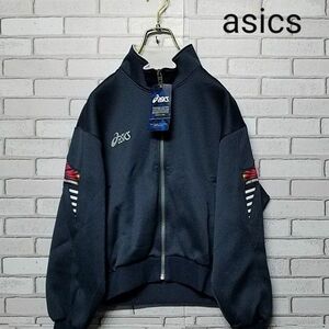 【未使用品】asics アシックス　トラックジャケット　ジャージ　90s ゴールドタイガー