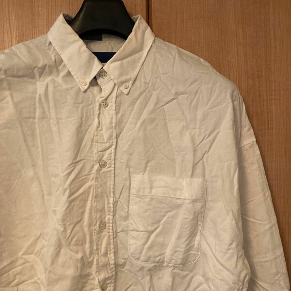 M | etudes | ロング丈 ビッグサイズ コットン ポケット シャツ