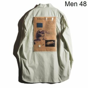 C0074P VRAF SIMONS Raf Simons V 18AW Long Sleeve Shirt With Plastic Pocket большой размер хлопок рубашка 48 проверка rb mks