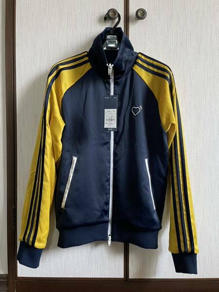 Sサイズ adidas × HUMAN MADE アディダス ヒューマンメイド トラックジャケット GV4342 21SS HM T/T FIREBIRD CONAVY ネイビー 紺