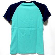 超特価/未使用【サイズ=150cm】Lotto/ロット/子供/半袖/Tシャツ/胸囲=70~78cm/navy×mint_画像4