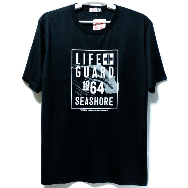 特価/未使用【サイズ=LL(XL)】LIFE GUARD/L+G/ライフガード/半袖/Tシャツ/胸囲=104~112cm/black②