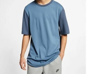 新品ナイキ NIKE NSW TECH PCK TOP ナイキ テック パック ショートスリーブ Tシャツ 半袖 AR1581-418 Sサイズ