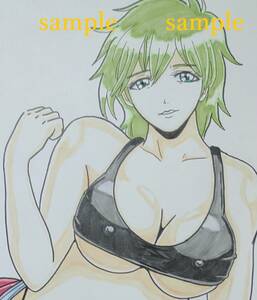 Art hand Auction Illustrations incluses OK Mobile Suit Gundam 08th MS Platoon Aina Sakhalin / Doujin Illustration dessinée à la main Fan Art Fan Art GUNDAM, des bandes dessinées, produits d'anime, illustration dessinée à la main