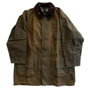 【Vintage】Barbour SOLWAY ZIPPER 42 バブアー ソルウェイジッパー 2Crest ２ワラント MADE IN ENGLAND 1980年代 dfcts