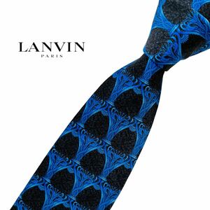 LANVIN タグ付 ネクタイ パターン柄 ランバン USED 中古 m011