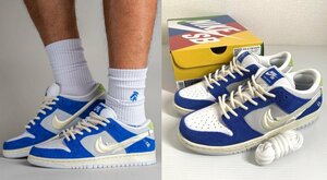 【28.5cm 新品 国内未発売】NIKE SB × FLY STREETWEAR ナイキ DUNK LOW PRO QS ダンクロー プロ US10.5 ブルー 青 スニーカー DQ5130 400