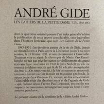 【仏語洋書】LES CAHIERS DE LA PETITE DAME TOME IV. 1945-1951 / アンドレ・ジッド Andre Gide（著）_画像2