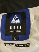 le coq sportif GOLF COLLECTION ルコックゴルフ RAIN FORCER ゴルフウェア ウィンドブレーカー　レインウェア　スポーツウェア　Ｌサイズ_画像5