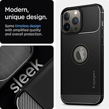 Spigen iPhone13 Pro 用 ケース サラサラ TPU ソフトケース 滑る止め 耐衝撃 米軍MIL規格取得 厚さ2._画像3