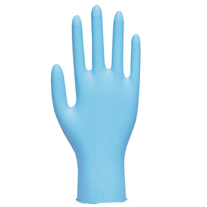 使い捨て手袋 ニトリル手袋 粉なしタイプ ブルー １００枚入 サイズＬ エコロジーズプロ/0131ｘ１０箱セット/卸/送料無料