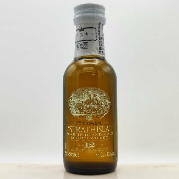 【全国送料無料】STRATHISLA 12years old PURE HIGHLAND MALT SCOTCH WHISKY 43度　50ml【ストラスアイラ 12年 ピュア ハイランド モルト】