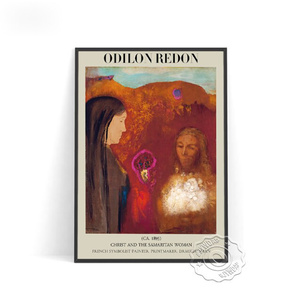 G2809 オディロン・ルドン Odilon Redon キャンバスアートポスター 50×70cm イラスト インテリア 雑貨 海外製 枠なし E